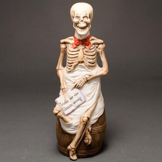 German painted bisque figural