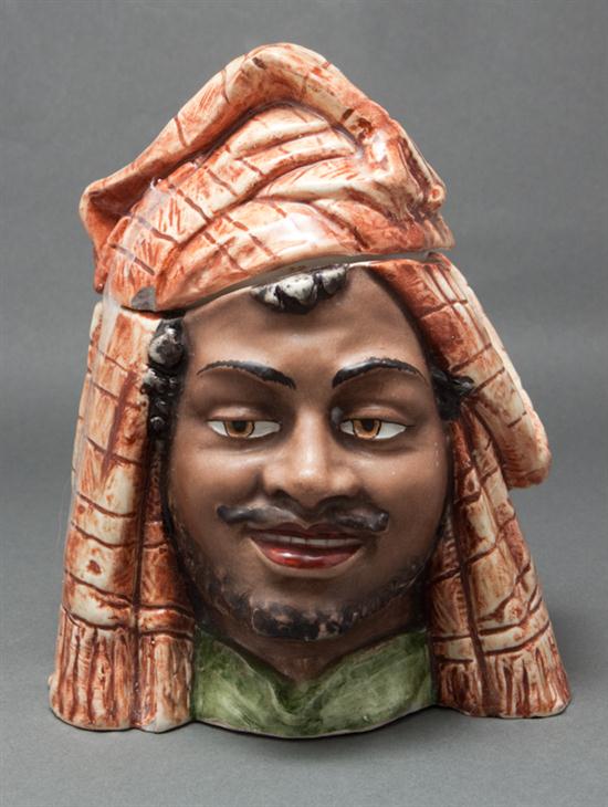 German painted ceramic Moor's