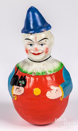 GERMAN PAINTED COMPOSITION ROLY
