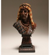 German painted earthenware Ara