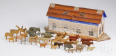 GERMAN PAINTED NOAH&#039;S ARK