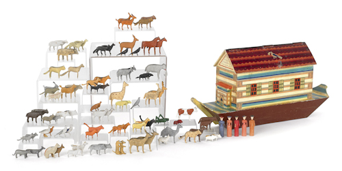 German painted Noah's ark ca.