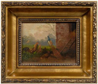 German painting signed &quot;C.