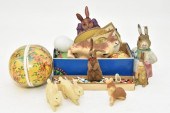 German paper mache Easter eggs