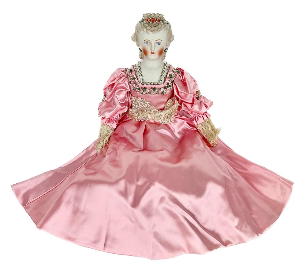 GERMAN PARIAN-HEAD DOLL CIRCA