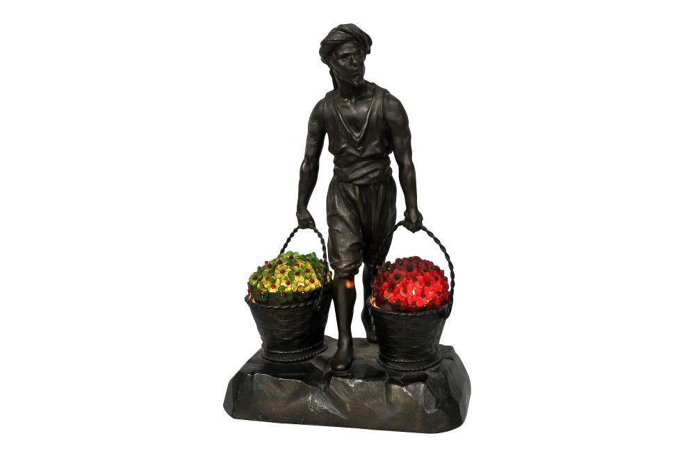 GERMAN PATINATED METAL FIGURAL