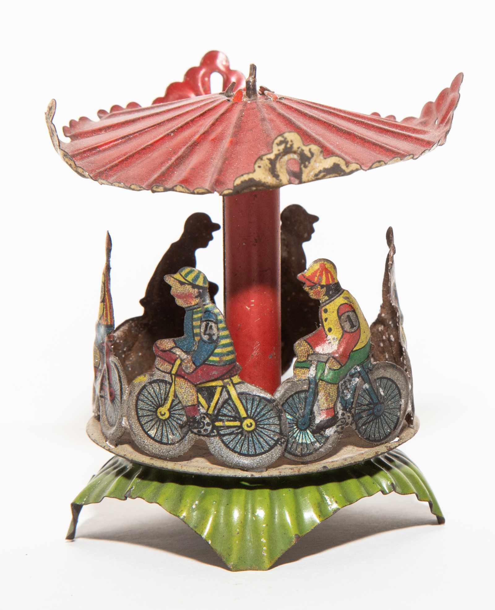 GERMAN PENNY TOY BICYCLE CAROUSEL 2