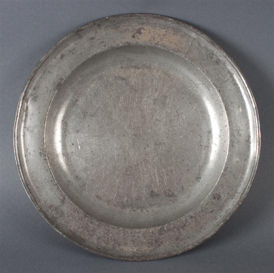 German pewter charger maker's