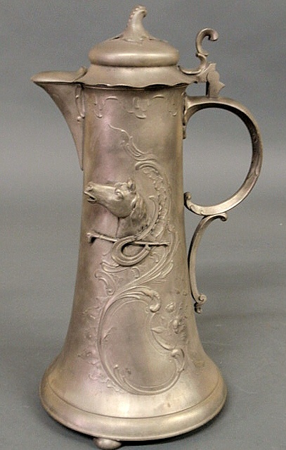 German pewter flagon c.1900