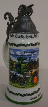GERMAN PEWTER MOUNTED REGIMENT