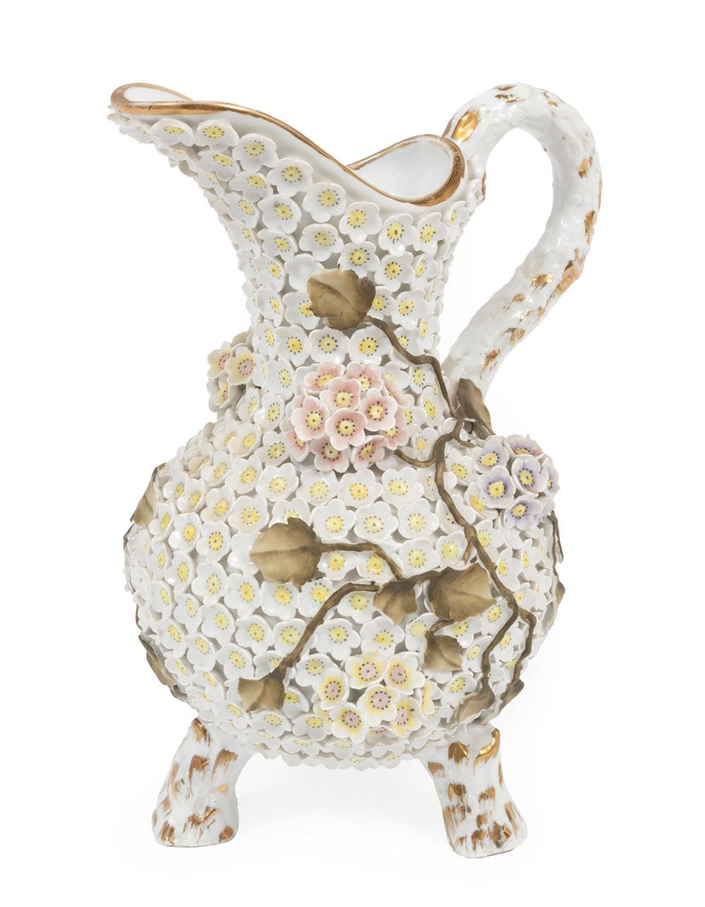 GERMAN POLYCHROME AND GILT