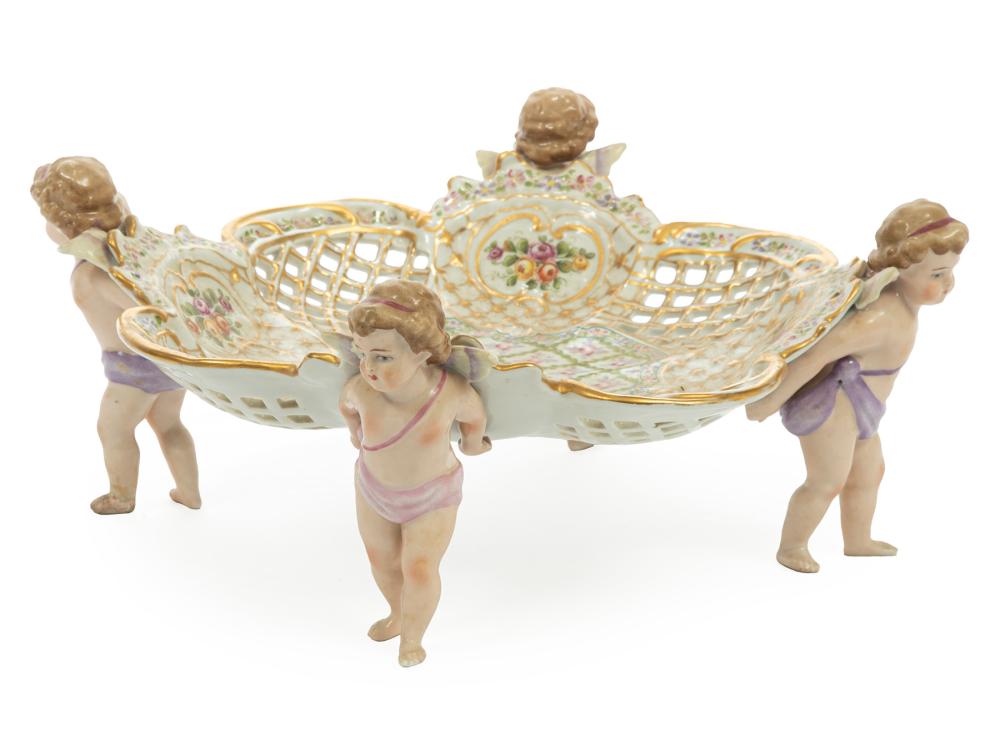 GERMAN POLYCHROME AND GILT