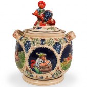 GERMAN PORCELAIN BISCUIT JARDE