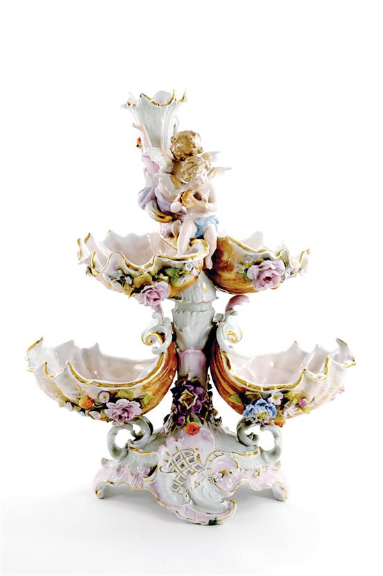 German porcelain centerpiece Rococo