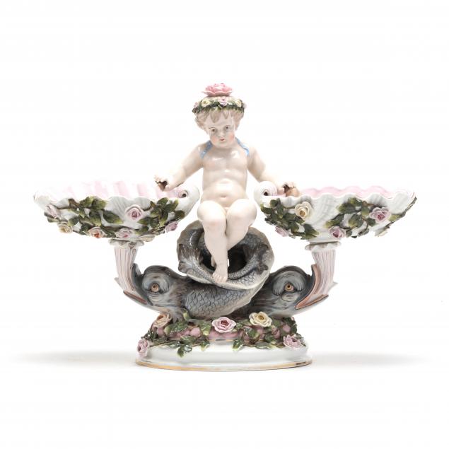 GERMAN PORCELAIN COMPOTE
