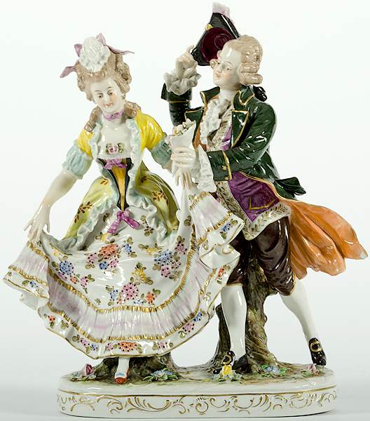 German Porcelain Figural Group
