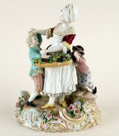 GERMAN PORCELAIN FIGURAL GROUP