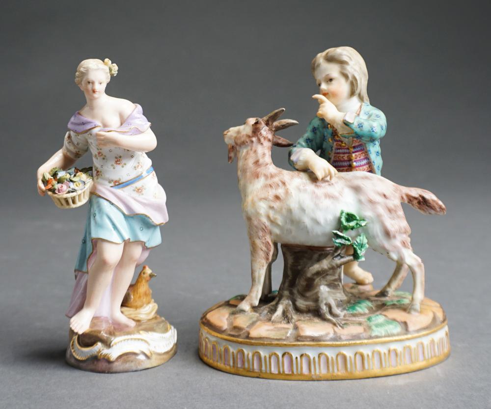 GERMAN PORCELAIN FIGURAL GROUP OF