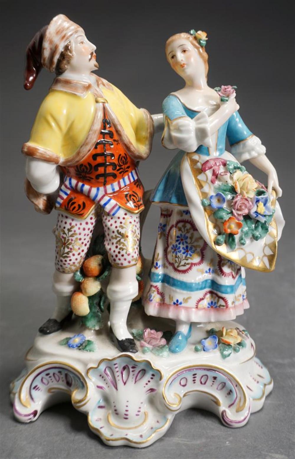 GERMAN PORCELAIN FIGURAL GROUP OF