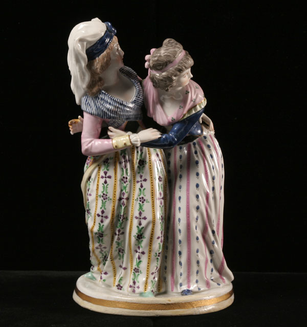 German porcelain figural group of