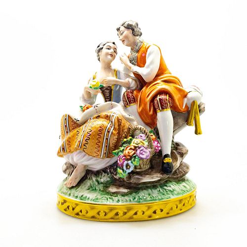 GERMAN PORCELAIN FIGURE GROUP,