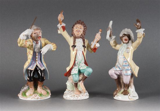 German porcelain figure of a monkey