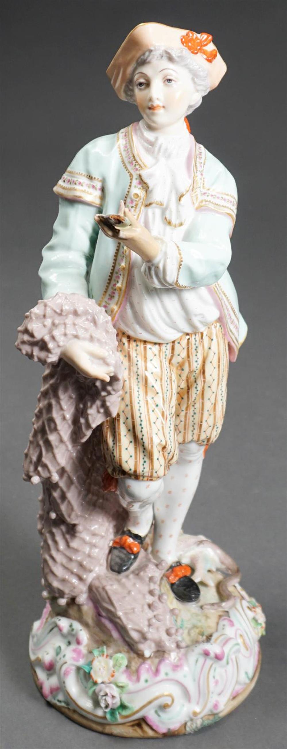 GERMAN PORCELAIN FIGURE OF A