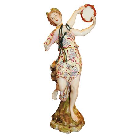 German Porcelain Figure of a Dancer