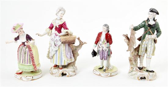 German porcelain figures of