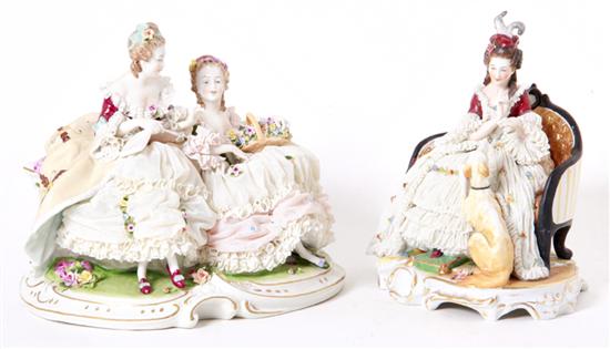 German porcelain figures with