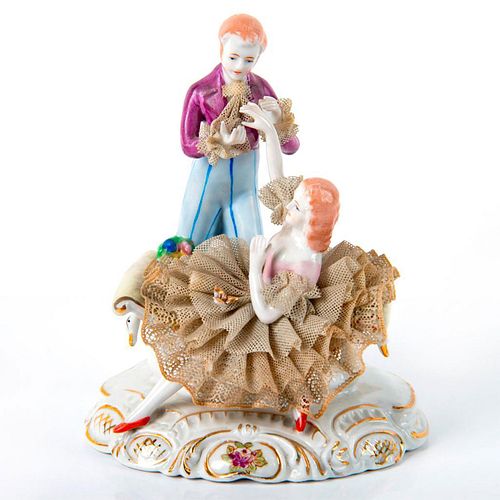 GERMAN PORCELAIN FIGURINE GENTLEMAN