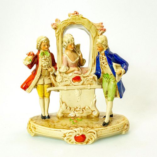 GERMAN PORCELAIN FIGURINE, NOBLEMEN