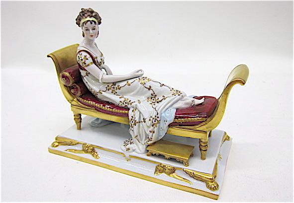 GERMAN PORCELAIN FIGURINE of Madame