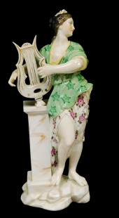 GERMAN PORCELAIN FIGURINE OF W