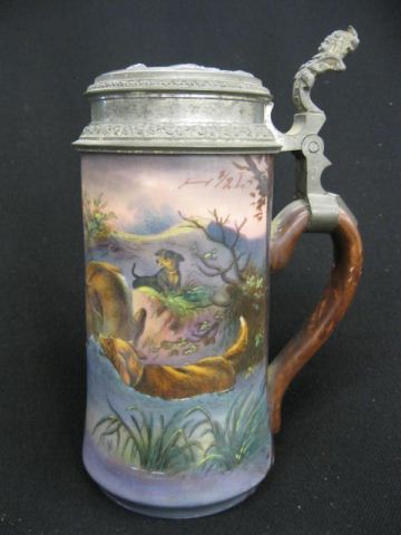 German Porcelain Lithopane Stein