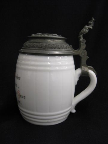 German Porcelain Lithopane Stein