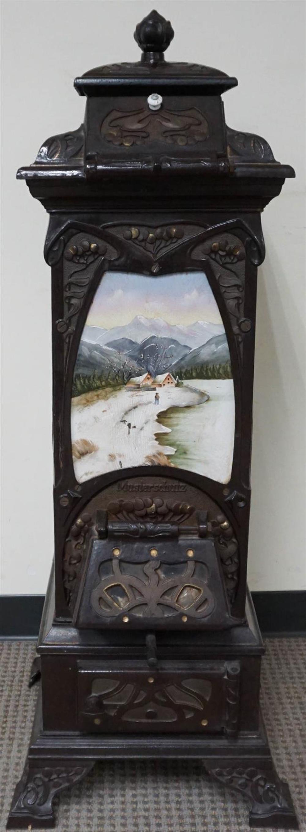 GERMAN PORCELAIN MOUNTED CAST