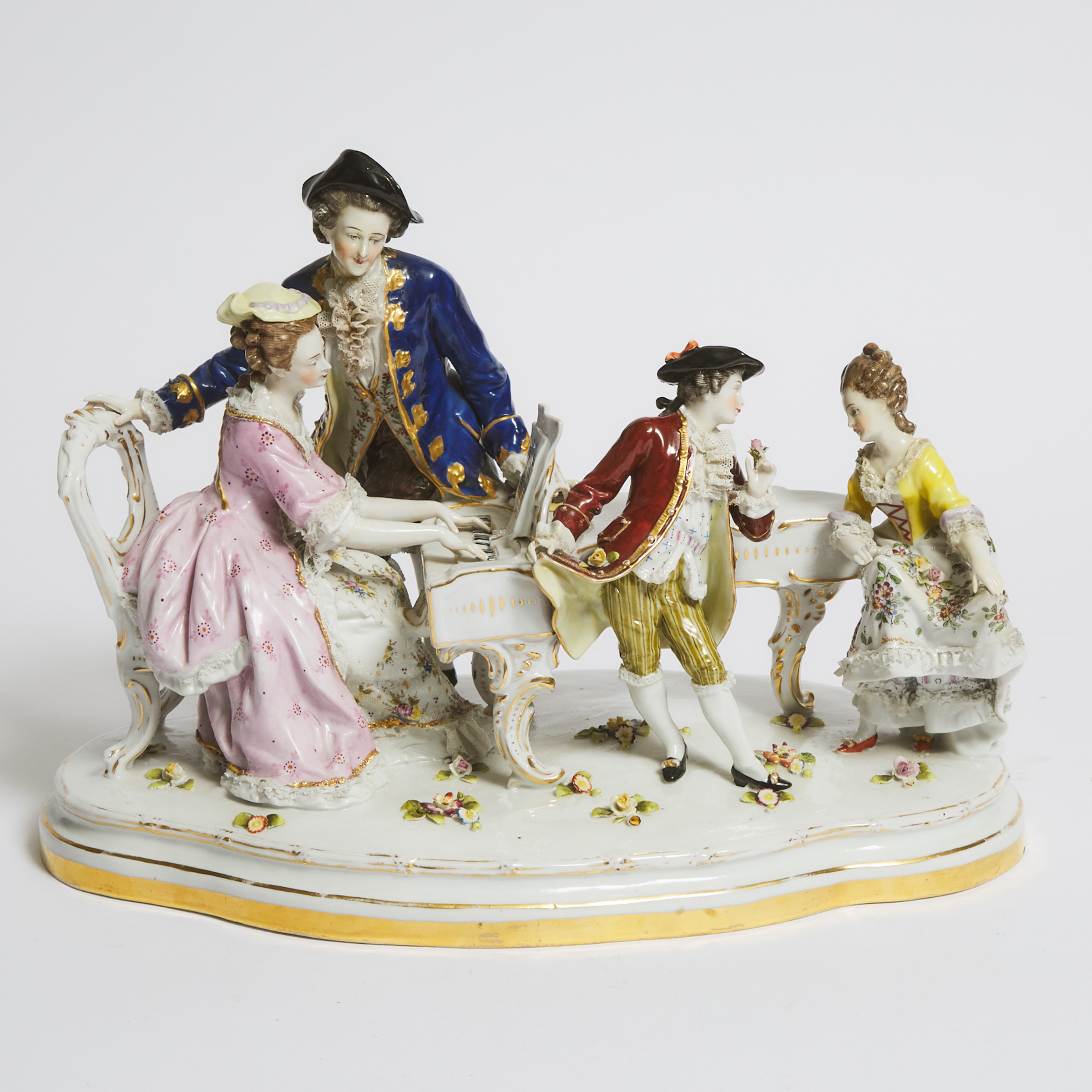 German Porcelain Musical Soirée