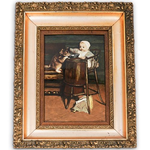 GERMAN PORCELAIN PLAQUEDESCRIPTION:
