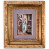GERMAN PORCELAIN PLAQUEDESCRIP