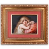 GERMAN PORCELAIN PLAQUEDESCRIP