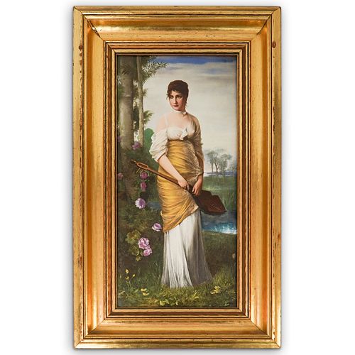 GERMAN PORCELAIN PLAQUEDESCRIPTION: