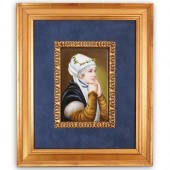 GERMAN PORCELAIN PLAQUEDESCRIP