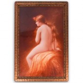 GERMAN PORCELAIN PLAQUEDESCRIP