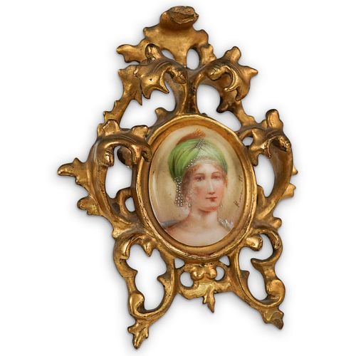 GERMAN PORCELAIN PLAQUEDESCRIPTION: