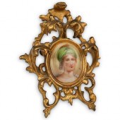 GERMAN PORCELAIN PLAQUEDESCRIP