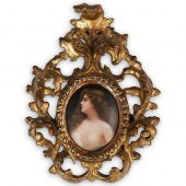 GERMAN PORCELAIN PLAQUEDESCRIP