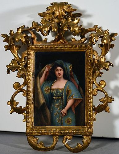 GERMAN PORCELAIN PLAQUEGerman