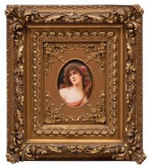 GERMAN PORCELAIN PLAQUES OF LA