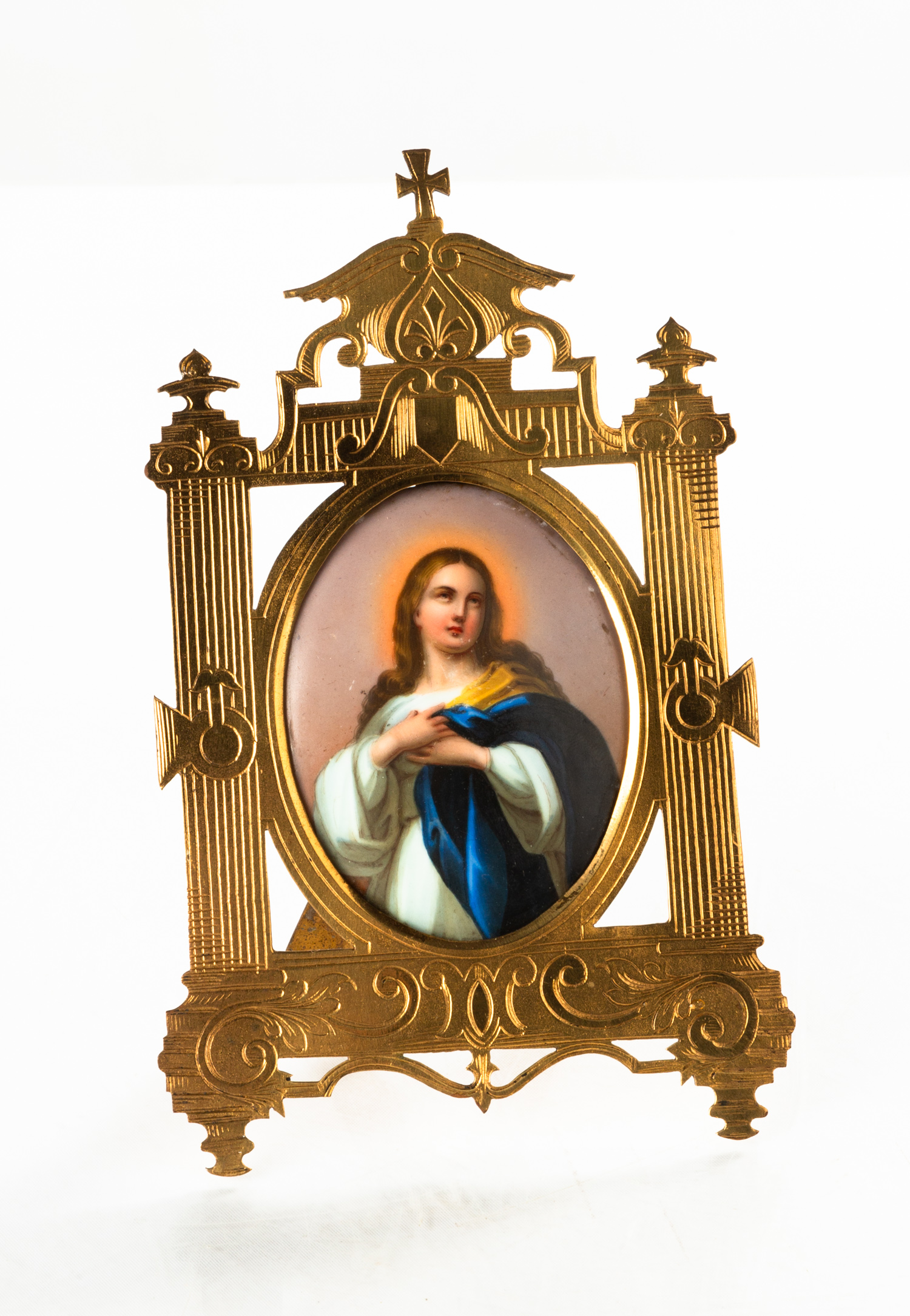 GERMAN PORCELAIN PORTRAIT OF